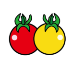 赤と黄色のミニトマト